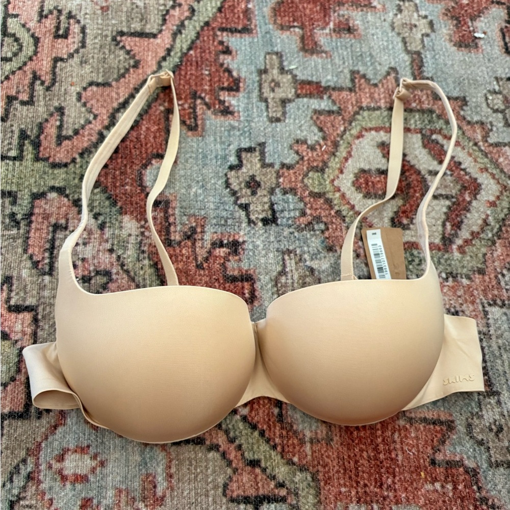 SKIMS Balconette Bra with Padding and Push Up size 34A Nude NWT